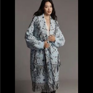 Bandana fringed duster by Anthropologie